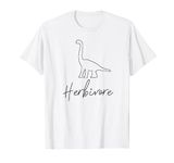 Funny vegan and vegetarian gift idea Herbivore T-Shirt