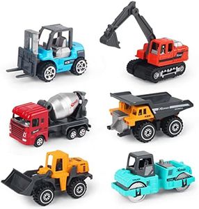 Hapavis Construction Cars Toys Diecast Engineering Vehicle Toy Set Alloy Metal Car Toys Set for Toddlers Kids Boys & Girls Colorful