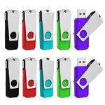 16 GB Flash Drive Thumb Drives 10 Pack Bulk 16GB USB Flash Drive Multipack Zip Drives 16GB 16G USB Drives USB 2.0 by Aiibe