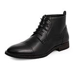 Bruno Marc Men's Dress Ankle Boots Cap Toe Lace-up Oxford Boot Black Size 10.5 M US Warner-2