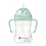 b.box Sippy Cup | Drink from any Angle | Fliptop, Weighted Straw, Leak Proof & Easy Grip | BPA Free, Dishwasher safe | From 6m+ | 240ml/8 oz (Pistachio)