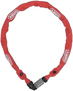Abus Chain 1200 Web Lock, Red, 60cm