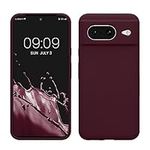 kwmobile Case Compatible with Google Pixel 8 Case - TPU Silicone Phone Cover with Soft Finish - Bordeaux Violet