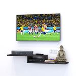 Amazon Brand - Solimo Modern Tv Unit for Living Room | Tv Stand, Tv Unit, Engineered Wood Tv Cabinet, Tv Unit with Open Shelf Storage - Tv Unit for Living Room (Virgil - Wenge)