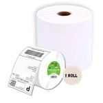 Double Dragon 100 x 150 mm (4" x 6") Premium Coated Self-Adhesive Direct Thermal Label for Zebra, MUNBYN Printers [1 Roll - 500 Label]