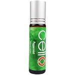 Cello Roll-On Natural 8.8ml Essential Oil - Peppermint Oil - Perfect for Aromatherapy and Anxiety Relief- 100% Pure Plant Based Oils - Helps Awaken and Calm - Holiday Essentials and Perfect Exam Gifts