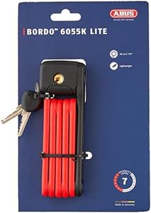 Abus Bordo Ugrip Lite 6055/60cm Security Level 7 Bike Lock, Red