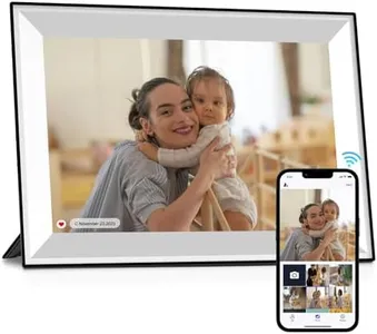 Yunpkture 10.1" Digital Picture Frame 32GB Smart WiFi Photo Frame,1280 * 800 HD IPS Touch Screen,Auto-Rotate,Share Photos and Videos via Free App,Gifts for Father