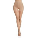 Takusun Shapewear Leggings For Women High waisted Footless Pantyhose Capri Tummy Control Body Shaper, Nude, Medium