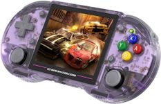 New World RG353PS Retro Handheld Game Console , Single Linux System ,Plug & Play Video Games 3.5 Inch IPS Screen 128G TF Card Preinstalled + PSP Games