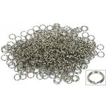 500 9mm Split Ring Charm Bracelet Beading Lure Parts