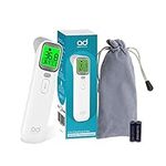 Thermometer for Adults, Forehead Thermometer Instant Accurate Reading No Touch Smart Infrared Forehead Ear Thermometer for Baby Kids and Adults