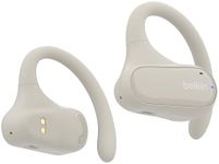 Belkin SoundForm ClearFit Wireless Open-Ear Headphones, Lightweight Comfortable Sports Headphones, Wireless Bluetooth and IPX5 Waterproof for Hiking, Cycling, Jogging - Sand