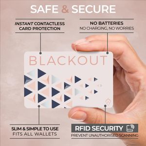 AKIELO RFID Blocking Card 4-Pack – Blackout Contactless Protection