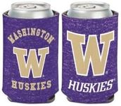 Washington Huskies TEAM HEATHERED Can Cooler 12 oz.