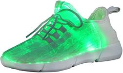 ACEVER Womens LED Flashing Shoes Sneakers Color Changing Trainers, As Shown on Image, 8 Women/7 Men