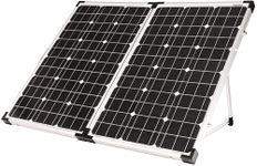 Go Power! GP-PSK-130 130W Portable Folding Solar Kit with 10 Amp Solar Controller