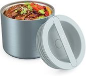 Bentgo® Stainless Insulated Food Container - Triple Layer Insulation, Leak-Proof Lid, Wide Mouth Design - Sustainable 2.4 Cup Capacity, Food-Grade Materials, Ideal for Cool or Warm Food (Aqua)