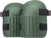 NoCry Gardening and Cleaning Foam Knee Pads for Men and Women with Two Strong, Adjustable Straps, Thick, Comfortable, Waterproof Cushion and a Soft Inner Liner. Green