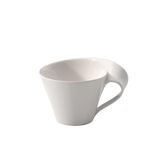 Villeroy & Boch NewWave Café au Lait Cup, 400 ml, Height: 10.1 cm, Premium Porcelain, White