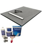 Nassboards Linear Wetroom Shower Tray & WSK Waterproofing Kit Waterproof and Watertight Design with Drain and Installation Guide Including Sealing Tape, Grate, Base with XPS Quality Standard