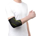 TYNOR Elbow Support Air, Black & Green, Medium, 1 Unit