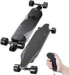 WOWGO Electric Skateboard with 12S2P 216Wh Battery Dual 550W Motors, E Longboard for Beginners Adults Max Load 330 LBS, 90mm Wheels Skateboards with 14.3 Miles Range -2S MAX