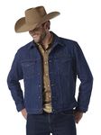 Wrangler Men's Unlined Denim Jacket, Denim, Large