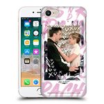 Head Case Designs Officially Licensed Friends TV Show Ross And Rachel Doodle Art Hard Back Case Compatible With Apple iPhone 7/8 / SE 2020 & 2022