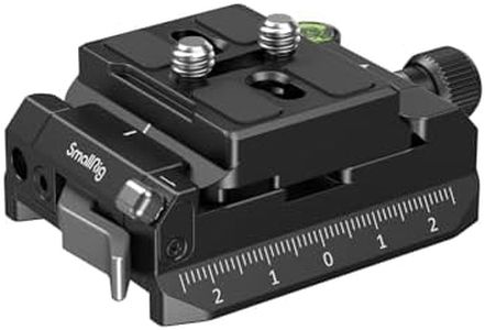 SMALLRIG Kit de Plaque de Montage avec Plaque Supérieure pour Arca-Swiss et Plaque Inférieure pour Manfrotto Type, Compatible pour DJI RS Série - 4234