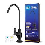 NSF 100% Lead Free Faucet Kitchen Sink Drinking RO Water Filter Filtration Reverse Osmosis Faucet Easy To Install (Oil Rubbed Bronze)