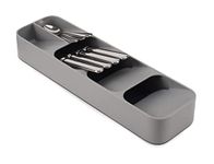 Joseph Joseph DrawerStore Kitchen Drawer Organizer Tray for Cutlery Silverware, Gray