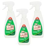 Pkge 500ml White Vinegar Cleaning Spray | Removes Dirt, Grimes, Stains | Use on Glass, Oven, and Window Cleaning | Perfect for Kitchen, Bathroom, Laundry & Descaling (Pack of 3)