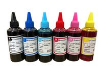 6 x100ml Universal Bulk Ink Refills for Epson, HP, Brother and lexmark Printers to Use Refill Cartidges and refillable Ink cartridges CISS Systems