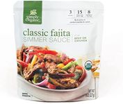 Simply Organic Simply Organic Classic Fajita Simmer Sauce 227g, 227 g