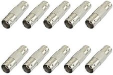 BNC Female to Female, BNC Connectors - (10 Pack) BNC Female to BNC Female CCTV Security Camera Adapter Coupler Straight Extender Barrel Connector