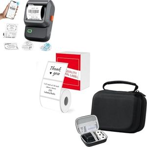 Ponek Label Maker, Blacke Case, M110 Labels (40 * 30mm)