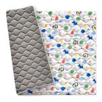 Odorless Premium Foam Foldable Baby Play Mat 50" X 50", Extra Large Thicker Activity Playmats for Babies,Toddlers, Infants, Soft Baby Mat for Floor,Play & Tummy Time,Machine Washable for Easy Care.