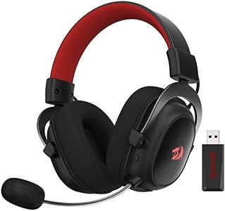 Redragon H510 Zeus-X RGB Wireless Gaming Headset - 7.1 Surround Sound - 53MM Audio Drivers in Memory Foam Ear Pads w/Durable Fabric Cover- Multi Platforms Headphone - USB Powered for PC/PS4/NS