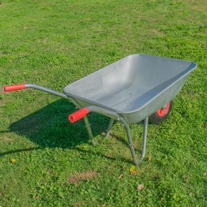 KCT 65L Steel Wheelbarrow – Heavy Duty Garden Cart