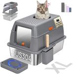 Stainless Steel Litter Box with Lid