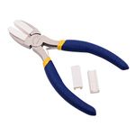 BENECREAT Double Nylon Jaw Pliers Flat Nose Pliers Jewelry Making Jaw Tools for Wire Bending Forming DIY Jewelry Making Hobby Projects, Blue