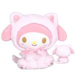 FISAPBXC Melody Plush Toy Cartoon Plush Kawaii Anime Melody Theme Series Stuffed Animal Dolls Cute Soft For Girl Bedside Decoration Best Gift For Kids Birthday Party And Fans 23Cm