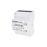 SDM72DR Three Phase, Electric Energy Meter,100 Amp kWh Din Rail Power Meter, Resettable Partial Energy, Pulse Meter Digital Backlit LCD. MID Certified/Calibrated