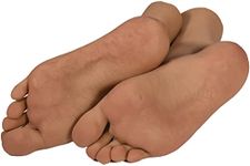 ZYUB 1 Pair of Soft Silicone Life-Size Male Model Legs and feet Model Display Shoes Display Jewelry Shoes Sandals Shoes Socks Art Display Sketch Foot Toys