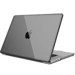 Fintie Case for MacBook Pro 16 Inch Case A2991 A2780 A2485 (2023 2022 2021 Release) - Protective Snap On Hard Shell Cover for MacBook Pro 16" M3/M2/M1 Pro/Max Chip, Crystal Gray