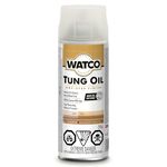 Watco Tung Oil One-Step Finish Spray, 319g, Deep Penetrating Moisture Protection for Natural Wood
