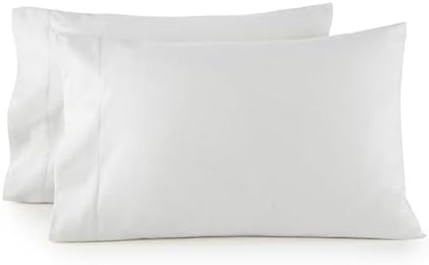 Organic Flannel Pillowcases King Size Set of 2 - Ultra Comfortable 100% Organic Cotton Pillow Cases King Size with Premium Smooth Brushed Finish and Envelope Closure (White, King)