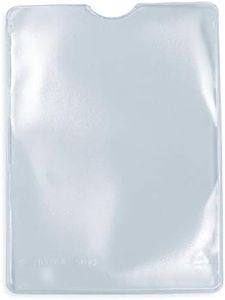 HERMA 5016 - Custodia porta badge (80 x 115 mm, trasparente) adatta per documenti in formato DIN A7, 25 custodie per carte di credito