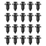 Mudflaps Splash 20x Car Plastic Rivet Fastener For Fender Retainer Push Clips 10mm Black Front & Rear Mud Flaps